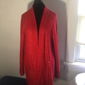 Long cardigan sweater